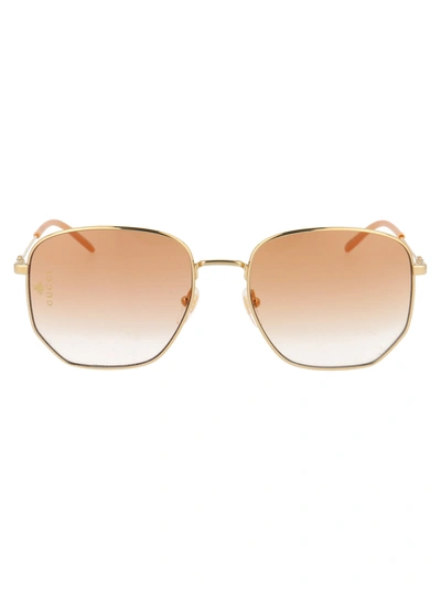 Gucci Gg0396s Sunglasses In Brown