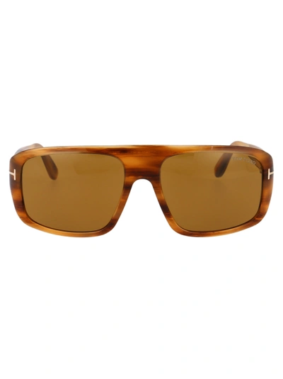 Tom Ford Duke Sunglasses In 56e Brown