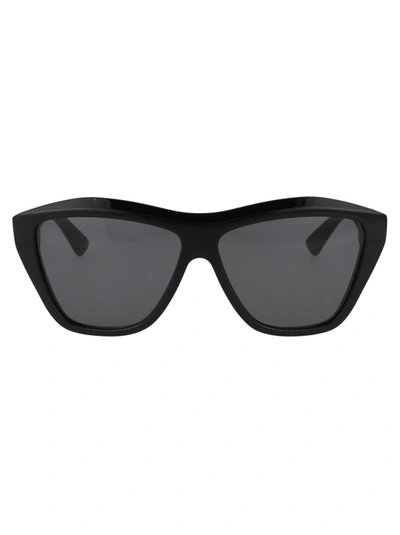 Bottega Veneta Bv1092s Sunglasses In 001 Black Black Grey