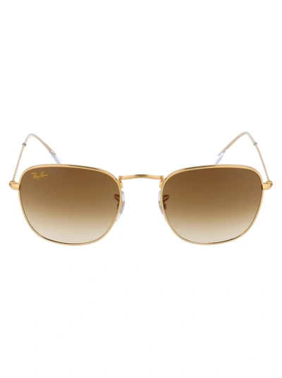 Ray Ban Frank Sunglasses In 919651 Legend Gold