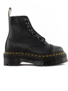 DR. MARTENS' BLACK GRAINED NAPPA SINCLAIR BOOTS