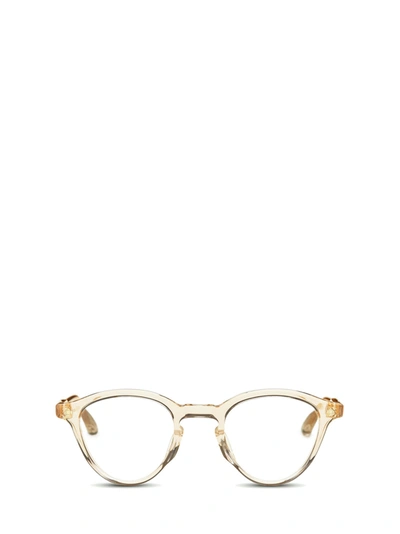 Lunetterie Générale Dolce Vita Smoked Crystal/18k Gold Glasses