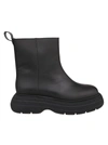 Gia Borghini Marte Short Boot In Black