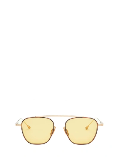 Lunetterie Générale Spitfire Sun Gold/tortoise Rim Inlay Sunglasses