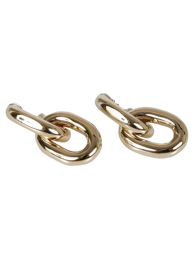 Rabanne Xl Link Hoops Earrings In Gold