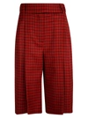 ALEXANDRE VAUTHIER CHECK HOUNDSTOOTH TROUSER SHORTS