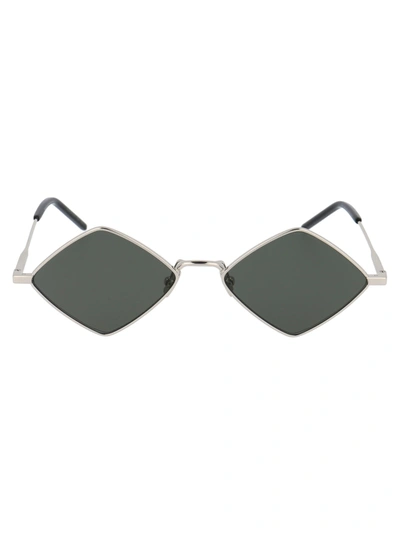 Saint Laurent Sl 302 Lisa-001 Oval Sunglasses In Silver