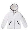 Moncler Kids' Bady White Jacket With Hood