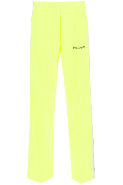 Palm Angels Womens Yellow Fluo Black Milano Striped Jersey Tracksuit Trousers 12