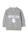 MONCLER GRAY BABY GIRL SWEATER