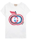 GUCCI COTTON T-SHIRT WITH GG PRINT