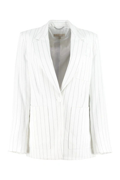 Michael Michael Kors Single-breasted Two-button Blazer In White