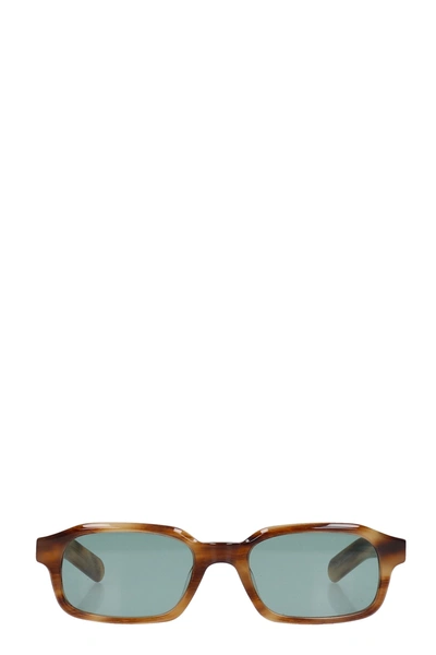 Flatlist Hanky Sunglasses In Brown Pvc