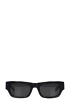 FLATLIST FRANKY SUNGLASSES IN BLACK PVC