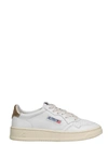 Autry White Leather Logo Sneakers In White