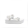 Teva Flatform Universal Womens White / White Sandals - Atterley