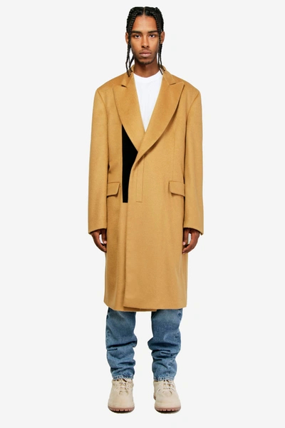 Fourtwofour On Fairfax Coat In Brown