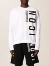 Dsquared2 Logo-print Cotton Sweatshirt In White