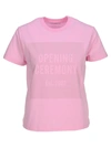 Opening Ceremony Logo-print Cotton-jersey T-shirt In Pink