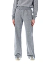 Golden Goose Heather Gray Cotton Dorotea Jogging Pants In Grey