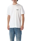Golden Goose Logo Print Cotton T-shirt In White/black