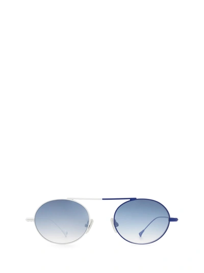 Eyepetizer S.eularia White & Blue Sunglasses
