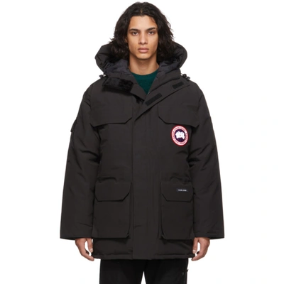 Canada Goose Black Down Fur-free Expedition Parka