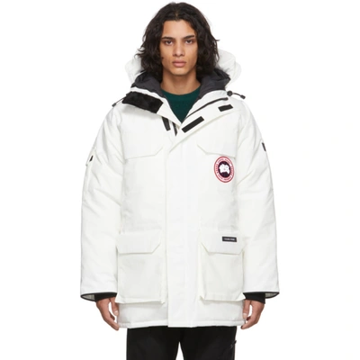 Canada Goose Coyote Fur-trim Down Expedition Parka In Northern Star
