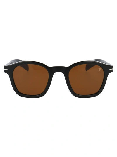 Db Eyewear By David Beckham Db 7046/s Sunglasses In 80770 Black