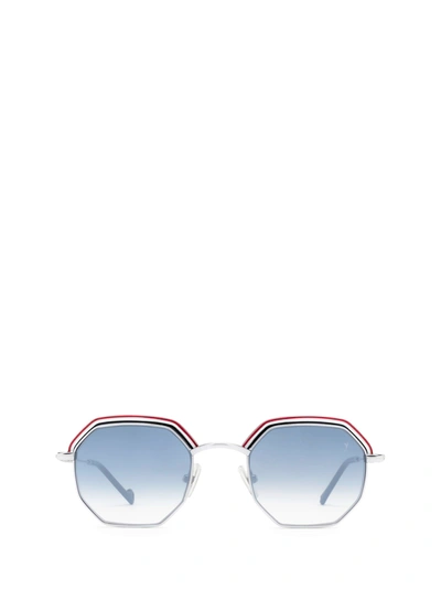Eyepetizer Air Sun Blue And Silver Sunglasses