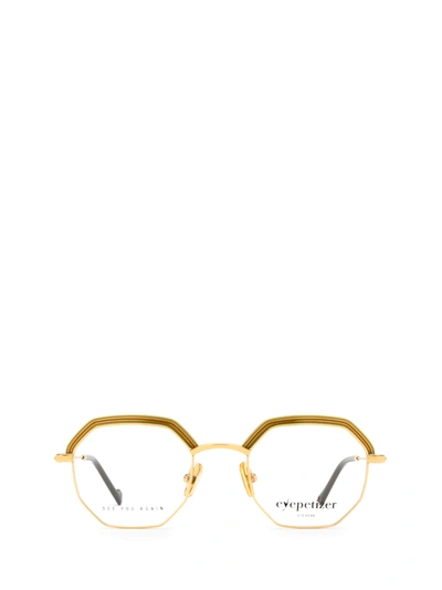 Eyepetizer Air Green And Gold Glasses
