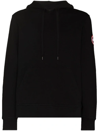 Canada Goose Hooded Sweatshirt Patch In Black