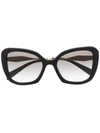 PRADA OVERSIZE FRAME SUNGLASSES