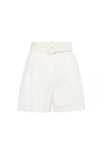 Rebecca Vallance -  Portia Shorts  - Size 16 In White