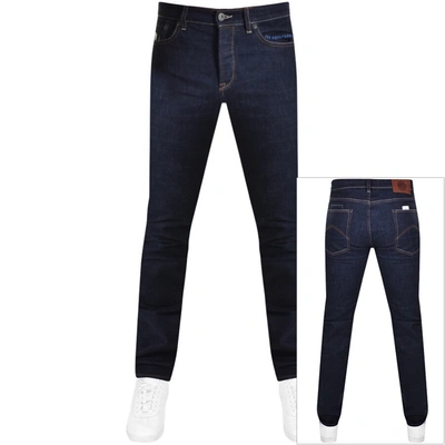 Pretty Green Erwood Jeans Dark Wash Navy