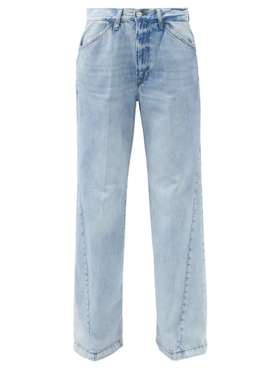 Frame Le Baggy Wide-leg Jeans In Light Denim