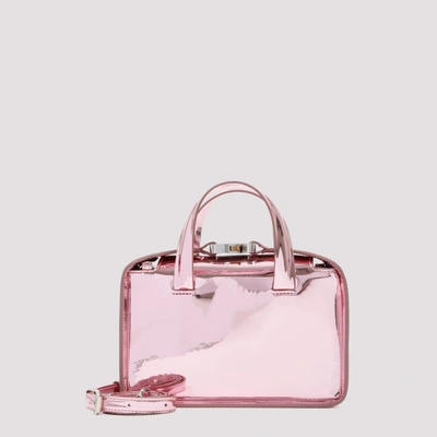 Alyx Brie Metallic Tote Bag In Color: Pnk Pink