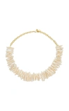 Cult Gaia Aliza Freshwater Pearl Choker Necklace In White