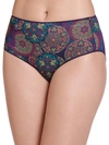 Jockey No Panty Line Promise Hip Brief In Mykonos Medallion