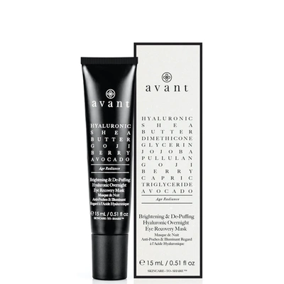 Avant Skincare Brightening And De-puffing Hyaluronic Overnight Eye Recovery Mask 15ml