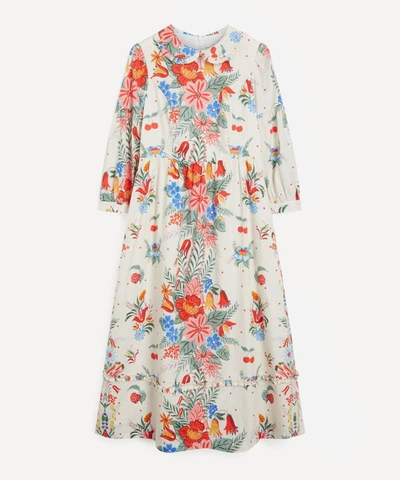 Yolke Ophelia Day Dress In Blue