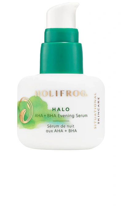 Holifrog Halo Aha+bha Evening Serum 1 Oz. In Green