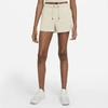 Nike Women's  Sportswear Essential French Terry Shorts In Brown
