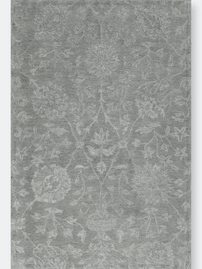 Addison Rugs Addison Harlow Vintage Hand Tufted Wool Rug In Grey