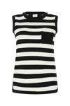 Ferragamo Stripe-pattern Virgin-wool Vest