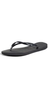 Havaianas Slim Flip Flops In Black