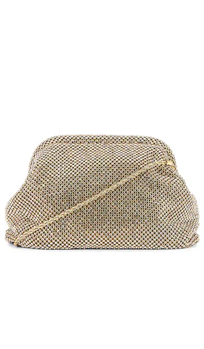 Loeffler Randall Doreen Clutch In Gold