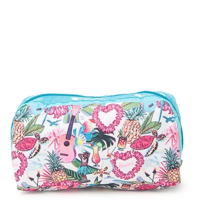 Le Sportsac Hawaii Dreaming Rectangular Cosmetic Case In Multicolor