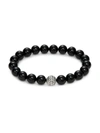 Effy Men's Sterling Silver & Onyx Bracelet In Silver