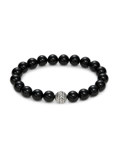 Effy Men's Sterling Silver & Onyx Bracelet